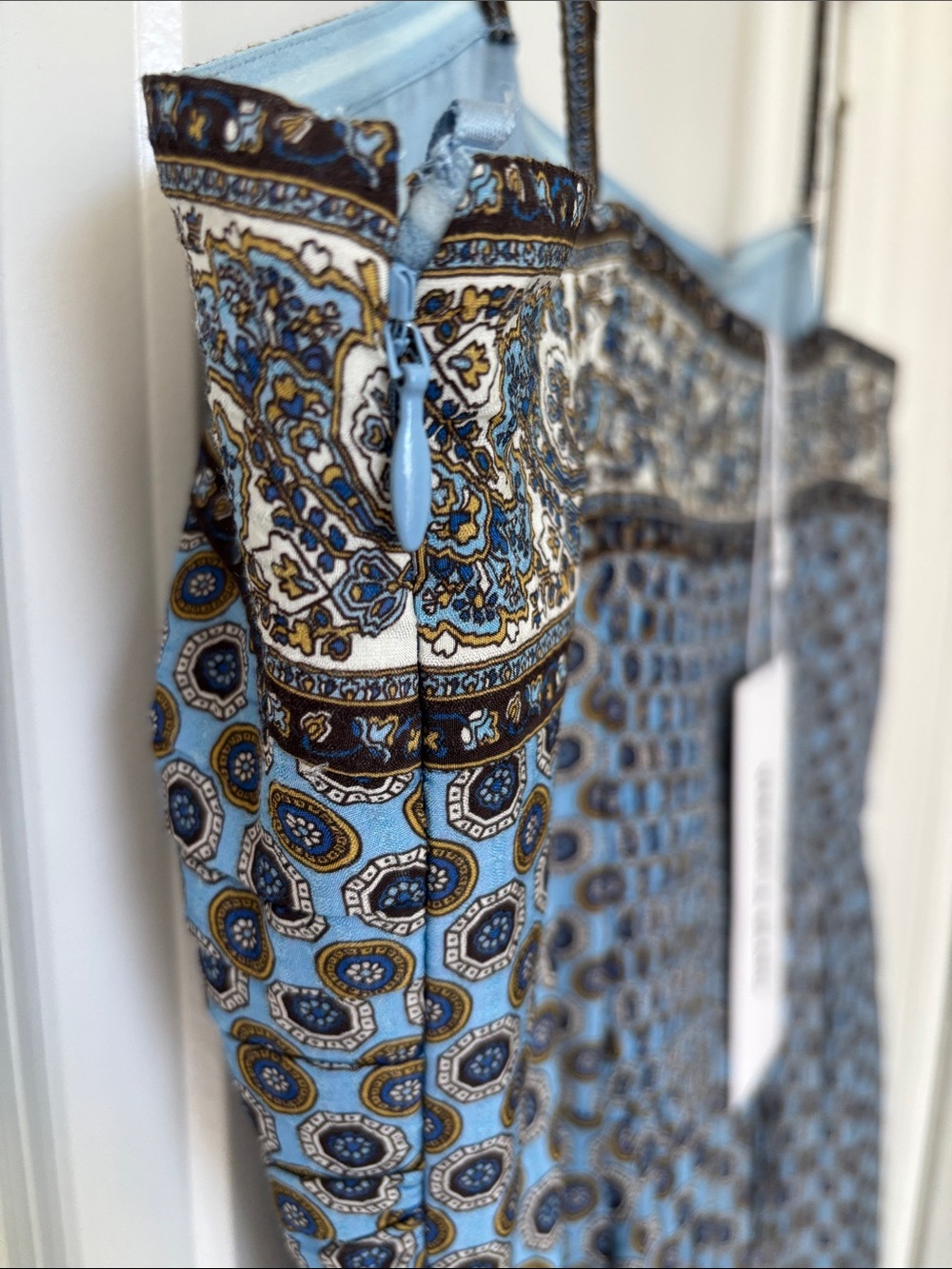 Veronica Beard Dress in Blue Jay Multi- size 14 - Picture 5 of 6